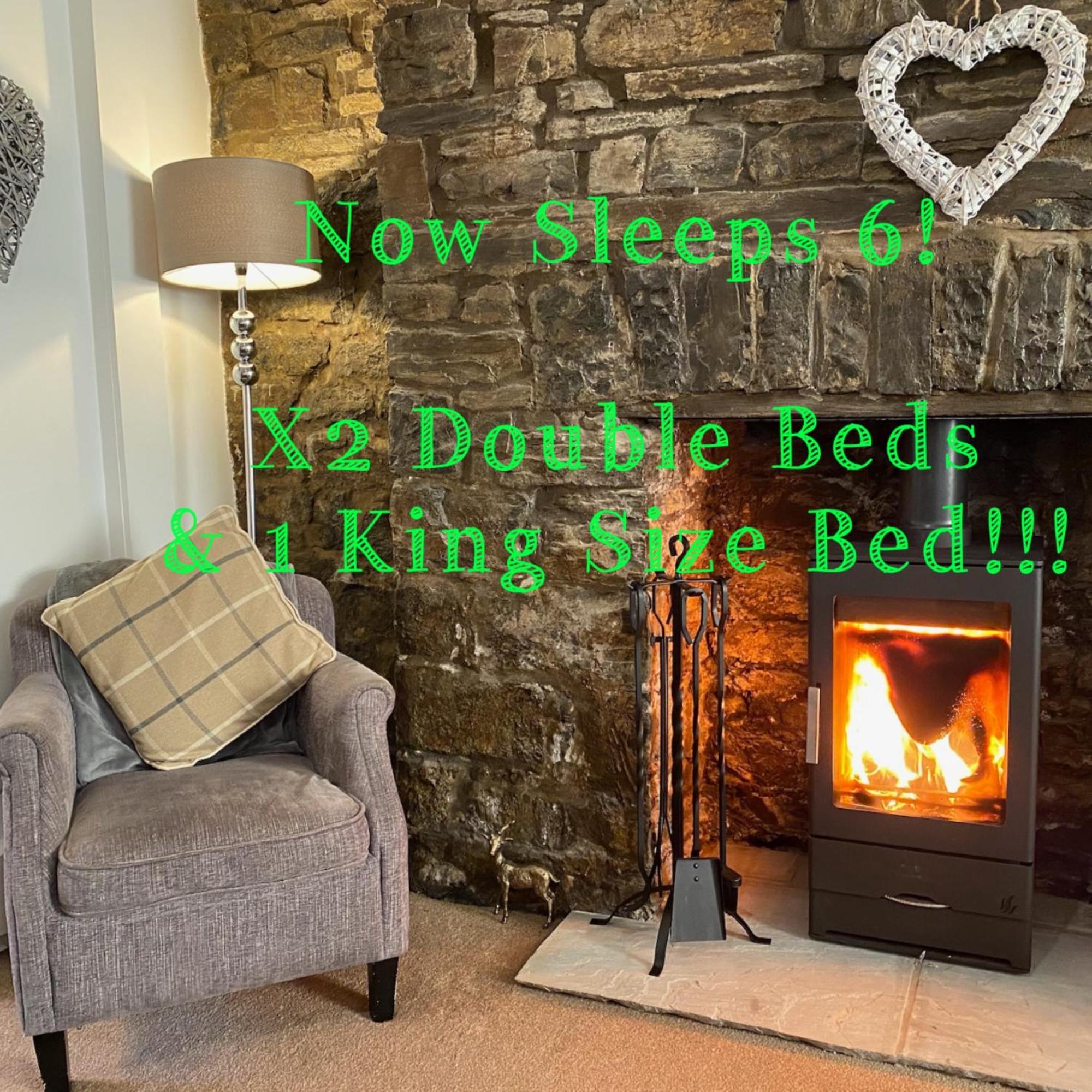 Вилла The Cwtch, Log Fire, Sleeps 6, Nr Zip World, Brecon And Bike Park Wales Абердер Экстерьер фото